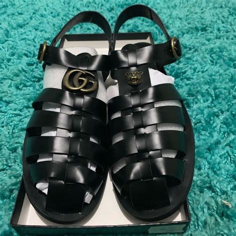 gucci boy sandals|gucci unisex sandals.